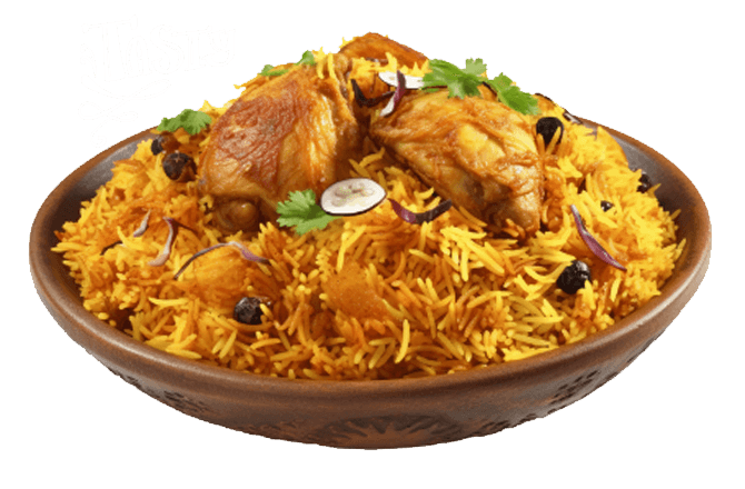 Delicious Chicken Biryani at Rasoi USA Miami